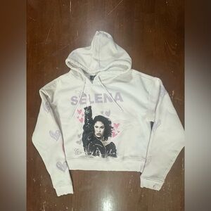 Selena Graphic Hoodie in Cream